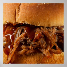 食べ物を与えME NOW Barbecueポスター – SRF