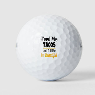 食べ物を与えME Tacosおもしろい、Umous Love TACOS ゴルフボール