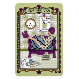 食べ物を与えMind_A_4x6冷蔵庫磁石 マグネット