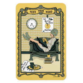 食べ物を与えMind_C_4x6冷蔵庫磁石 マグネット