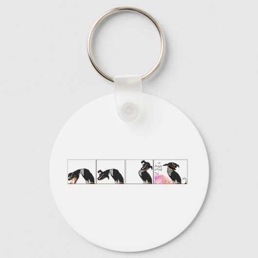 「食べ物を作った」 キーホルダー (正面)