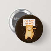 食べ物を入れる 缶バッジ (正面&裏面)