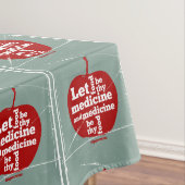 食べ物を医学Hippocrates引用文 テーブルクロス (インサイチュ)