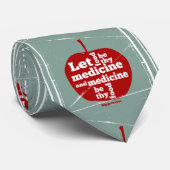 食べ物を医学Hippocrates引用文 ネクタイ (ロール)