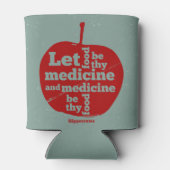 食べ物を医学Hippocrates引用文 缶クーラー (裏面)