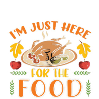 食べ物を取りに来たばかりだ Tシャツ