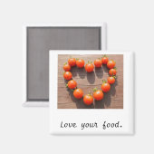 食べ物を愛しなさい。 マグネット (正面/裏面)