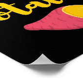 . .食べ物を愛する人への感謝の贈り物 ポスター (角)