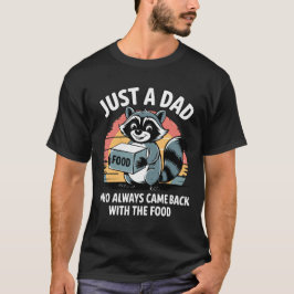 食べ物を持ち帰るパパの父の日のジョーク Tシャツ