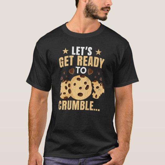 食べ物を砕く準備しようグラフィック Tシャツ (正面)