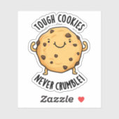 食べ物を粉々に砕くおもしろいことのない固いクッキー シール (シート)