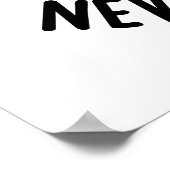 食べ物を粉々に砕くおもしろいことのない固いクッキー ポスター (角)