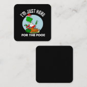 食べ物を買いに来ただけだ スクエア名刺 (正面/裏面)