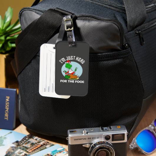 食べ物を買いに来ただけだ ラゲッジタグ (正面&裏面)