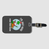 食べ物を買いに来ただけだ ラゲッジタグ (正面横)