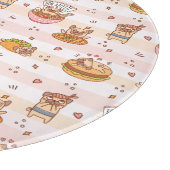 食べ物を食べる カッティングボード (角)