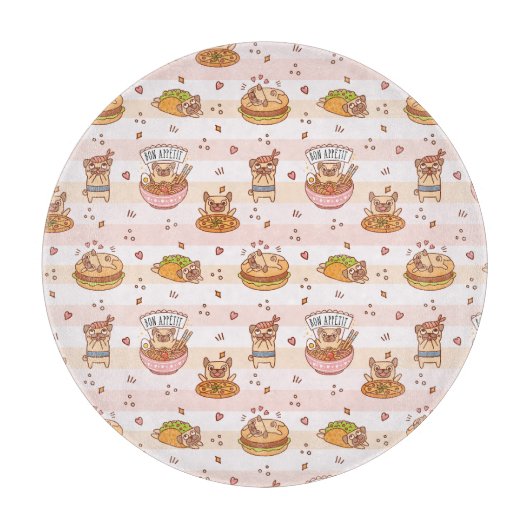 食べ物を食べる カッティングボード (正面)