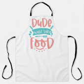 食べ物を飲み干す エプロン (正面)