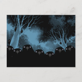 食べ物カラスのはがき ポストカード