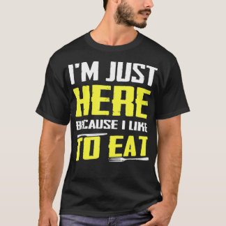 食べ物好きだからこ食べここ Tシャツ