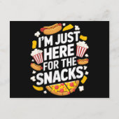 食べ物好き食べ物を食べにおもしろい来たばかりだ エンクロージャーカード (裏面)