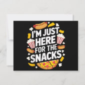 食べ物好き食べ物を食べにおもしろい来たばかりだ 招待状 (裏面)