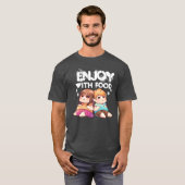 食べ物好き Tシャツ (正面フル)