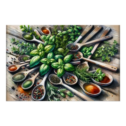 食べ物好クールきの香辛料 ポスター (正面)