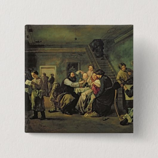 食べ物家1859年 缶バッジ (正面)