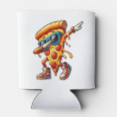 食べ物愛好家のためのダビングピザスライスおもしろいグラフィックティー 缶クーラー (裏面)