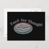 食べ物考え-はがき ポストカード (正面/裏面)