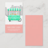 食べ物通り菓子屋 名刺 (正面/裏面)