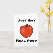 食べ物食べ実在だけ カード (黄色い花)