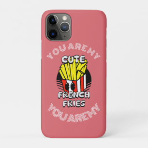 食べ物,かわいいフランスのフライ,フライ日のパーソナライズ贈り物 iPhone 11 PROケース