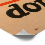 食べ物、それを無駄にしないでヴィンテージポスター ポスター (角)