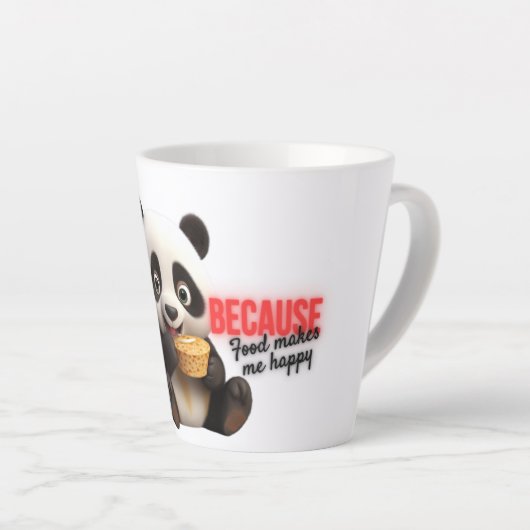 食べ物 カフェラテマグ (右アングル)