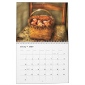 食べ物！ カレンダー (1月 2027)