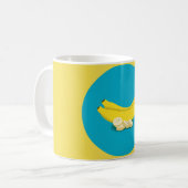 食べ物 – バナナ コーヒーマグカップ (正面左)