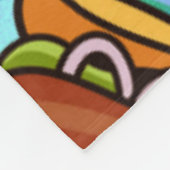 食べ物 フリースブランケット (角)