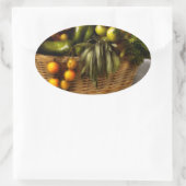 食べ物 – ベギー – セージアドバイス 楕円形シール (バッグ)