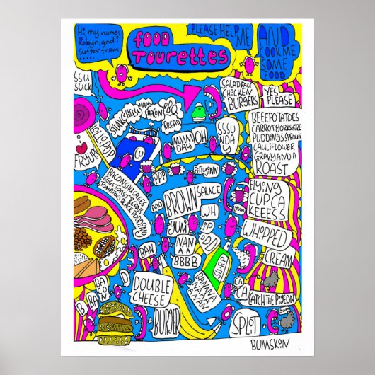 食べ物 ポスター (正面)