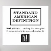 食べ物? ポスター (正面)