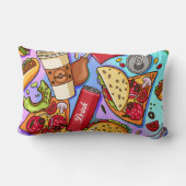 食べ物 ランバークッション (裏面)