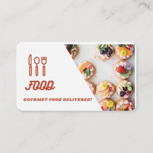 食べ物 名刺 (裏面)