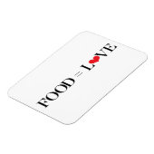 食べ物=愛 マグネット (左側)