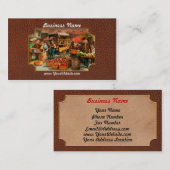 食べ物 – 野菜 – インディアナポリス市場1908 名刺 (正面/裏面)