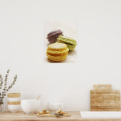 食べ物，飲食物，デザート，クッキーフランスの, ポスター (キッチン)