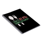 食べ物 - 99.9%の確率で腹が減っている ノートブック (右側)