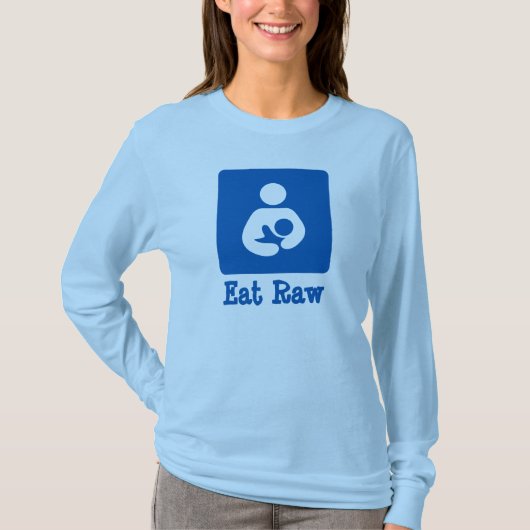 食べ生の母乳保育 Tシャツ (正面)