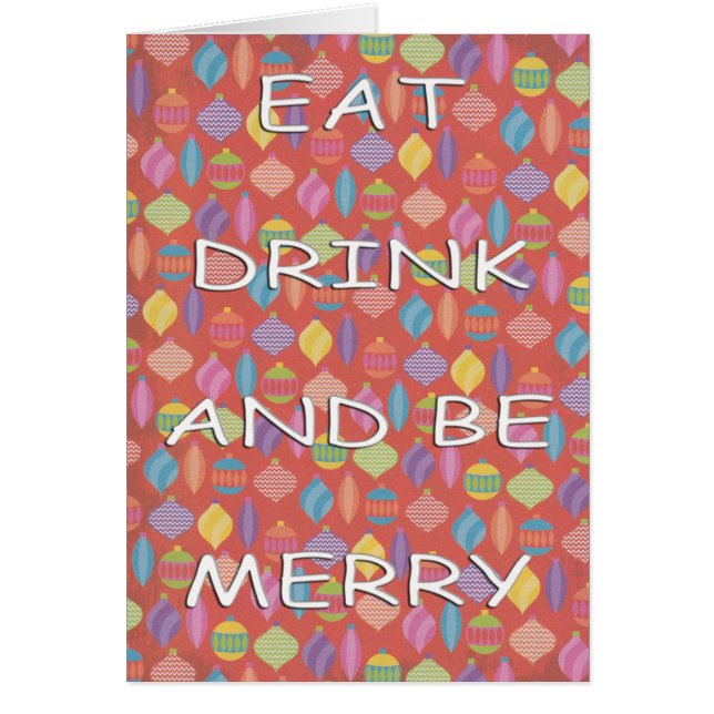 食べ白い木の装飾を飲む (正面)